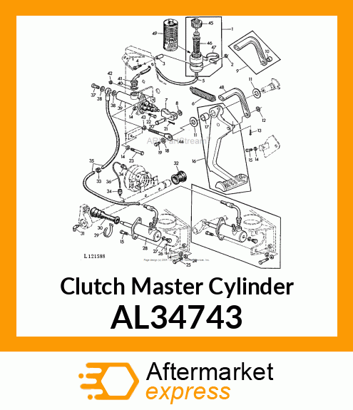 HYDRAULIC CYLINDER AL34743