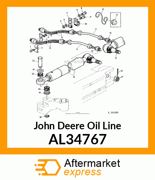 OIL LINE AL34767