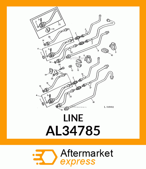 OIL LINE AL34785