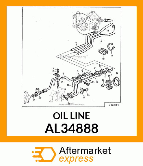 OIL LINE AL34888