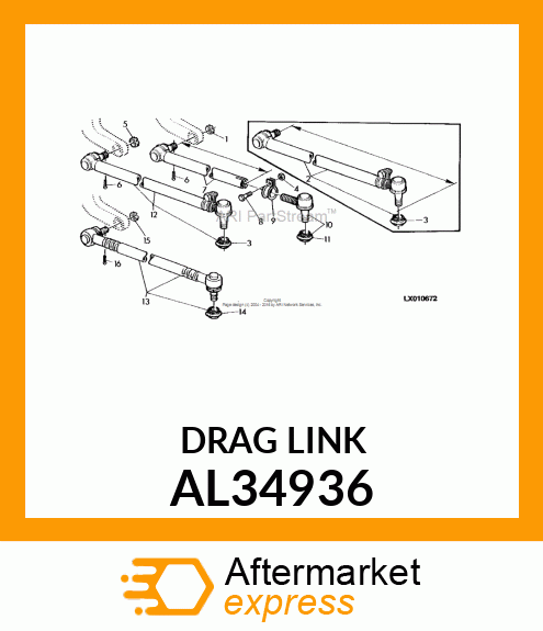 Drag Link - Drag Link AL34936