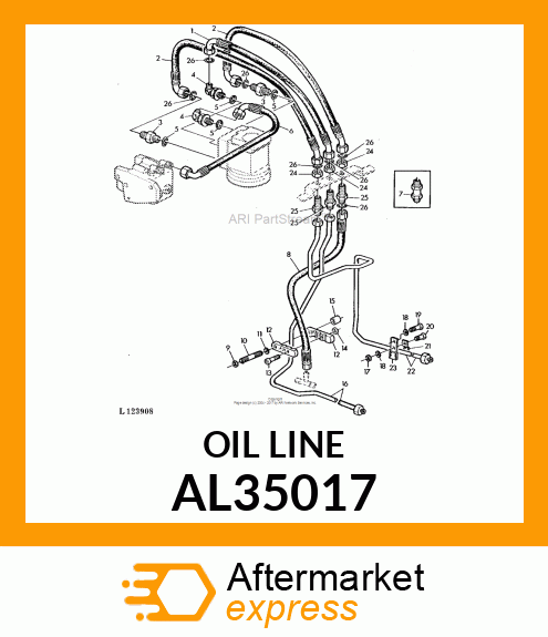 OIL LINE AL35017