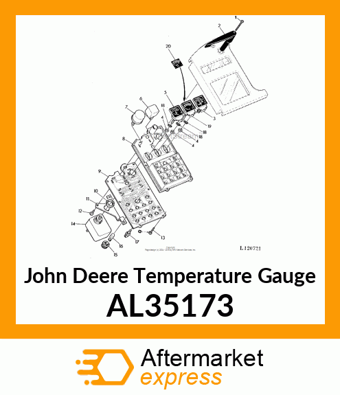 TEMPERATURE GAUGE AL35173