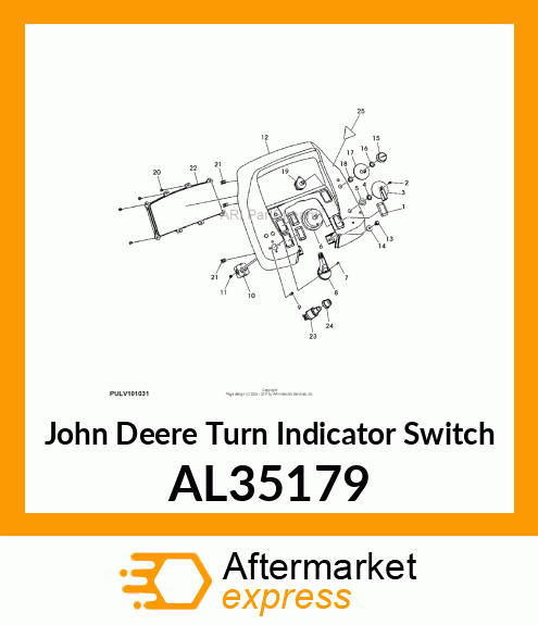 SWITCH TURN SIGNAL LAMP SWF. NR. 2 AL35179