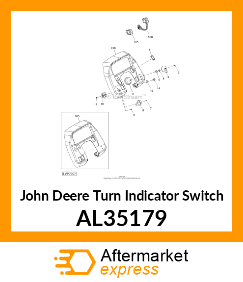 SWITCH TURN SIGNAL LAMP SWF. NR. 2 AL35179