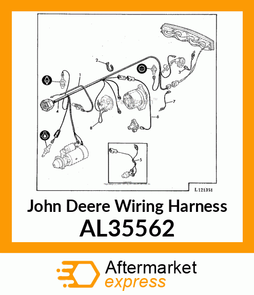 WIRING HARNESS AL35562