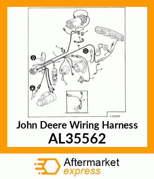 WIRING HARNESS AL35562