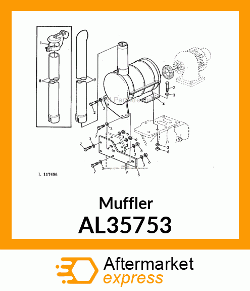 MUFFLER ASSY AL35753