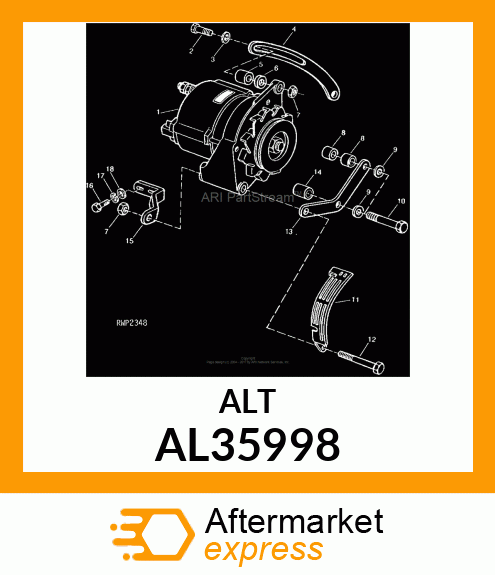 Alternator - Alternator AL35998