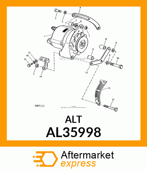 Alternator - Alternator AL35998