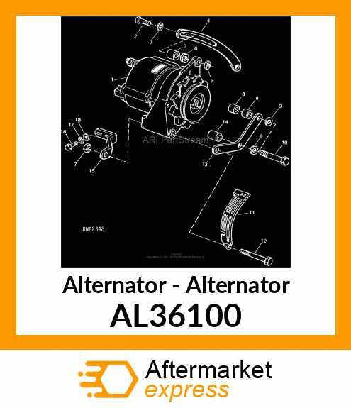 Alternator - Alternator AL36100