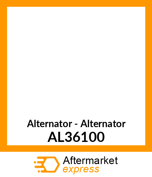 Alternator - Alternator AL36100