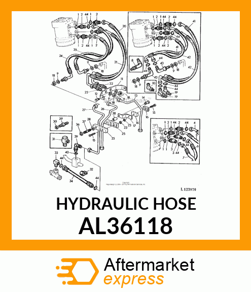 HYDRAULIC HOSE AL36118