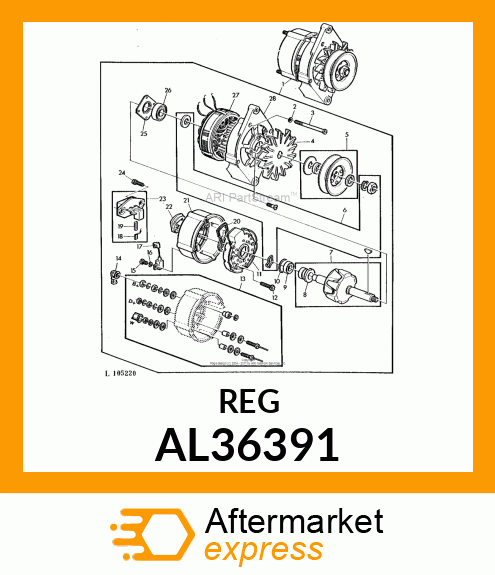 REGULATOR, REGULATOR AL36391