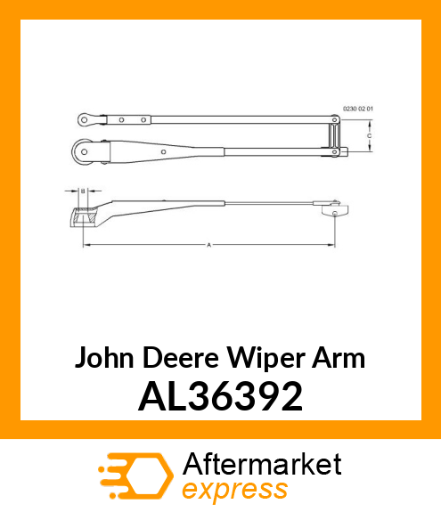 WIPER ARM AL36392