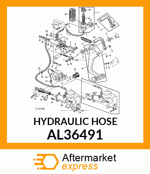 HYDRAULIC HOSE AL36491