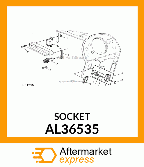 SOCKET WITH LAMP AL36535