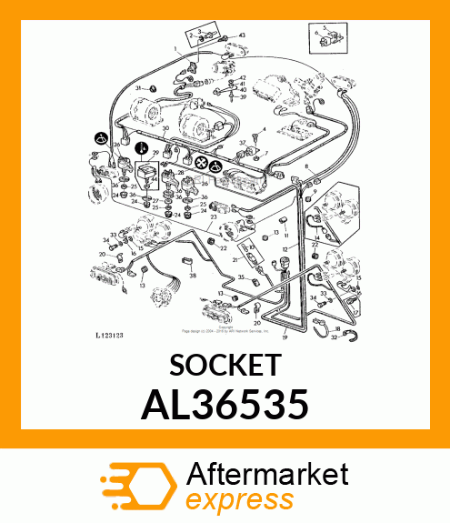 SOCKET WITH LAMP AL36535