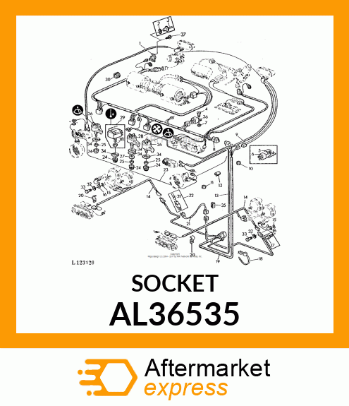 SOCKET WITH LAMP AL36535