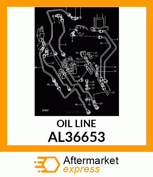 OIL LINE AL36653