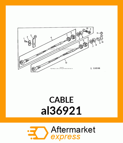 SHUT OFF CABLE W/O RASTER al36921