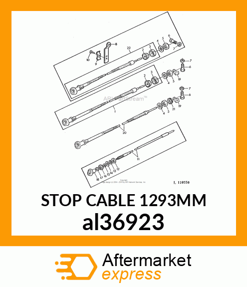 SHUT OFF CABLE W/O RASTER al36923