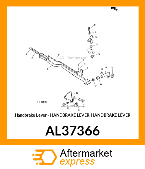 Handbrake Lever AL37366