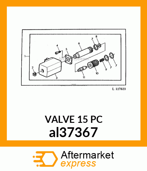 VALVE, SOLENOID ASSEMBLY al37367