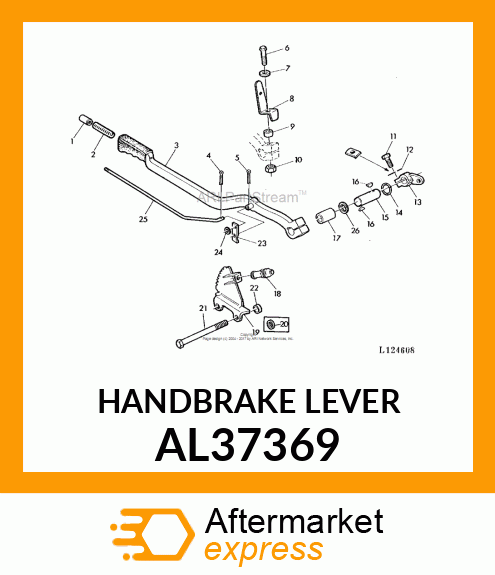 Handbrake Lever AL37369