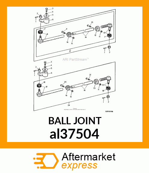 BALL JOINT al37504