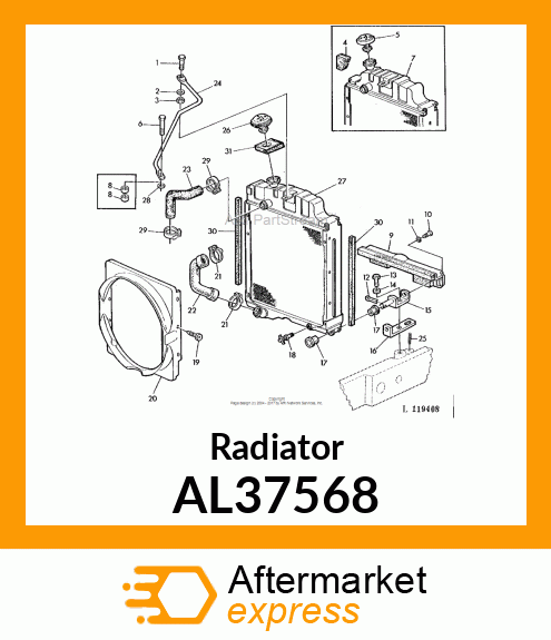 RADIATOR AL37568