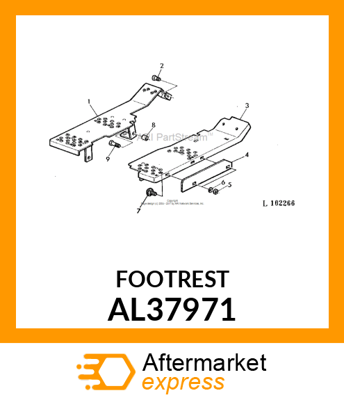 Footrest AL37971
