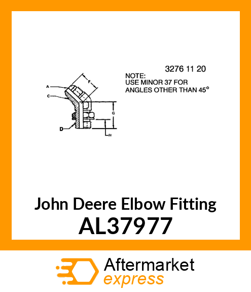 ELBOW FITTING AL37977