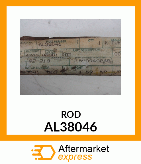 Rod - Rod AL38046