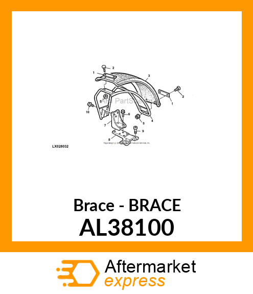 Brace AL38100