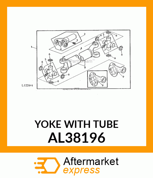 Yoke with Tube AL38196