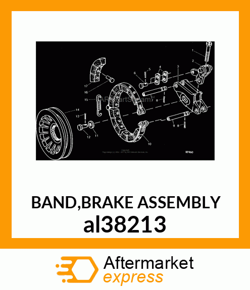 BAND,BRAKE ASSEMBLY al38213