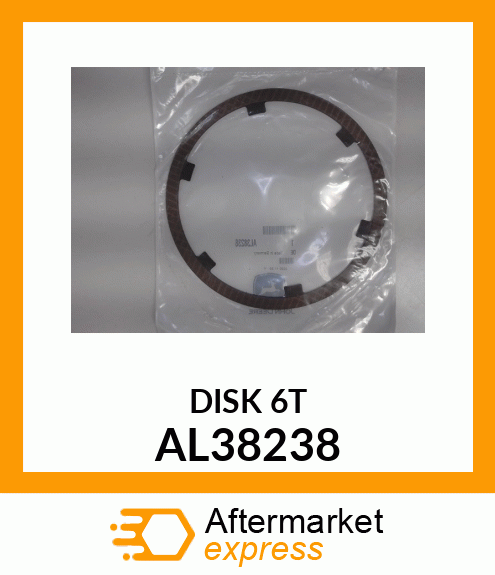 DISK WITH INNER SPLINE AL38238