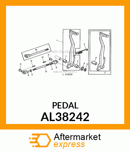 PEDAL AL38242