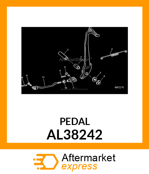 PEDAL AL38242