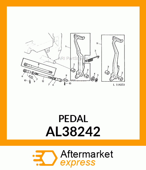 PEDAL AL38242