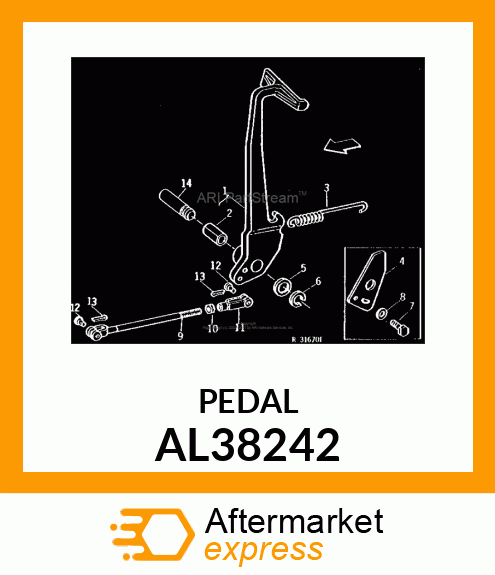 PEDAL AL38242