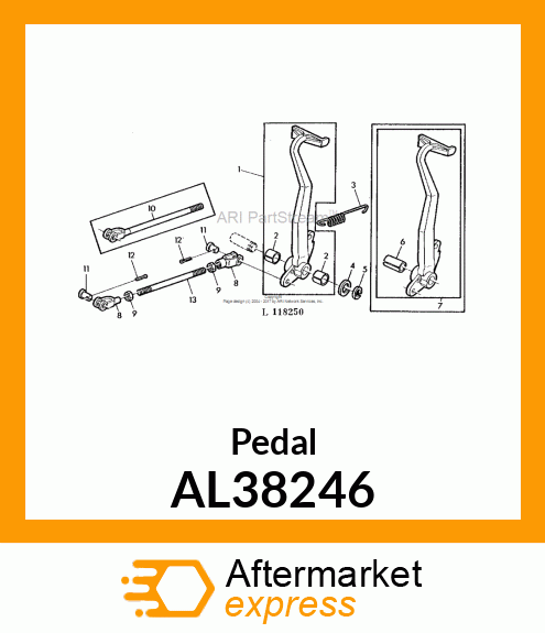 Pedal AL38246