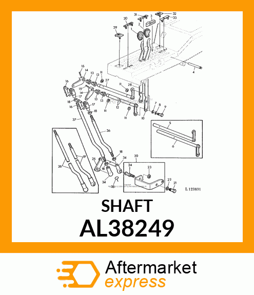 SHAFT AL38249