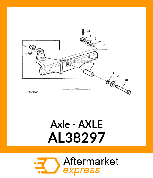 Axle AL38297
