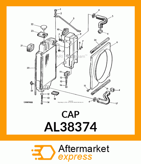 FILLER CAP AL38374