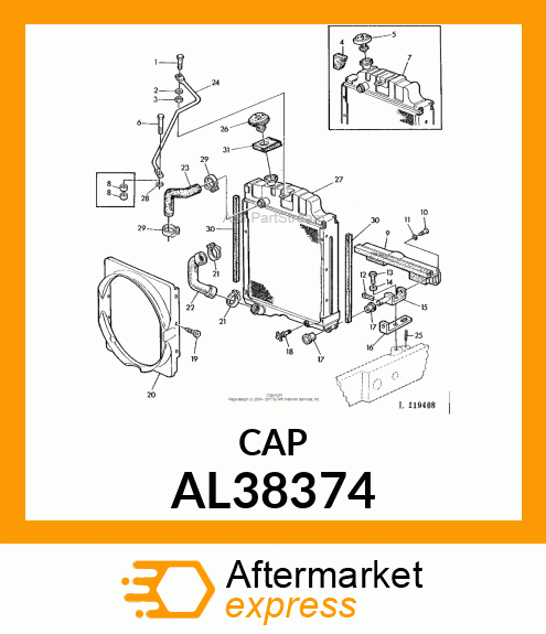 FILLER CAP AL38374