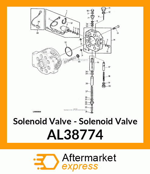 Solenoid Valve - Solenoid Valve AL38774