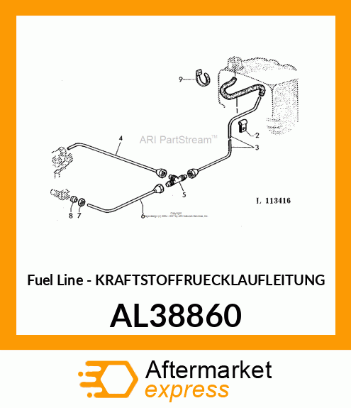 Fuel Line AL38860