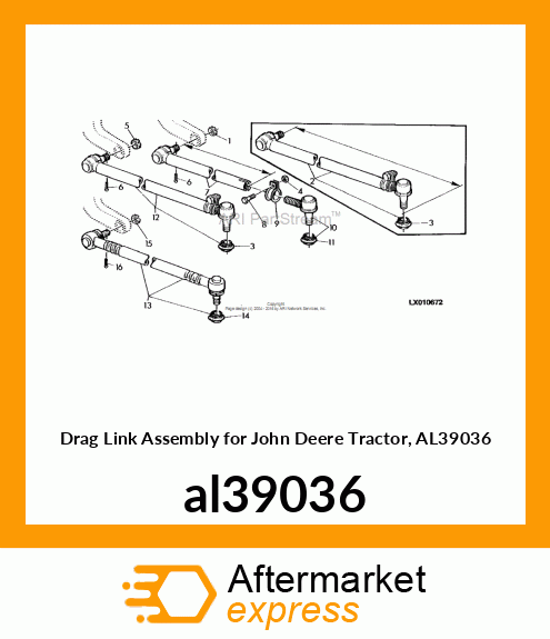 DRAG LINK AL39036